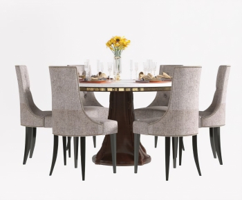 Modern Dining Table And Chairs-ID:965574988