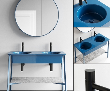 Modern Nordic Style Bathroom Cabinet-ID:685898075
