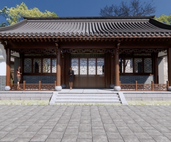 Chinese Style Ancient Architectural Buildings-ID:841712953