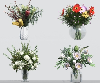 现代花卉花瓶-ID:399288891