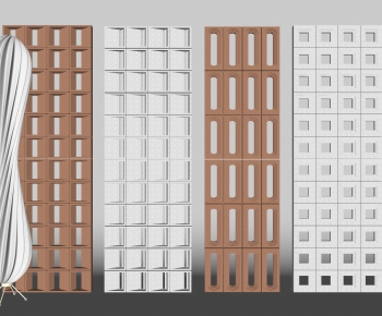 Modern Cement Brick Screen Partition-ID:973498846