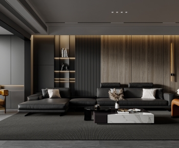 Modern A Living Room-ID:983059888