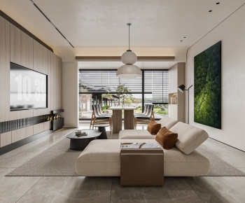 Modern A Living Room-ID:905649906