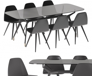 Modern Dining Table And Chairs-ID:487616067