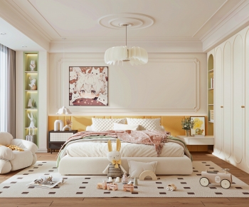 French Style Girl's Room Daughter's Room-ID:836039071