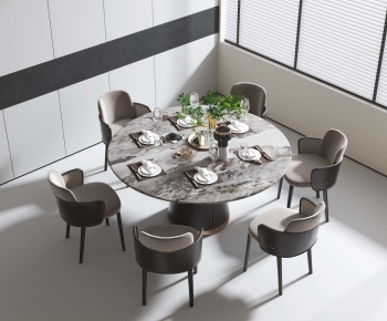 Modern Dining Table And Chairs-ID:102947004