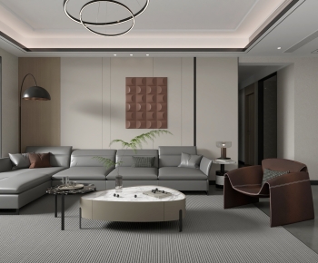 Modern A Living Room-ID:585585124