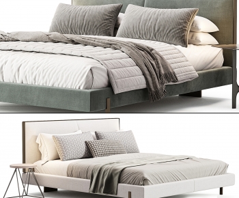 Modern Double Bed-ID:368788966