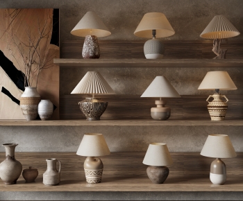 Wabi-sabi Style Table Lamp-ID:778961278