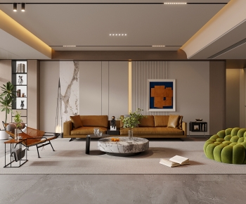 Modern A Living Room-ID:773030047