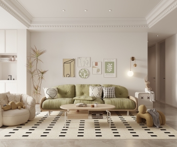 Nordic Style A Living Room-ID:335929477