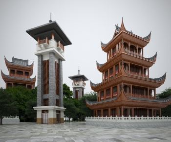 Chinese Style Tower-ID:567264089