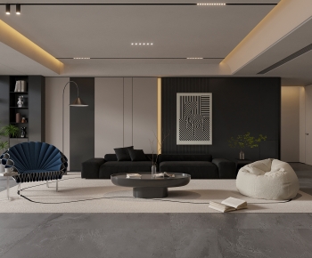 Modern A Living Room-ID:896218069