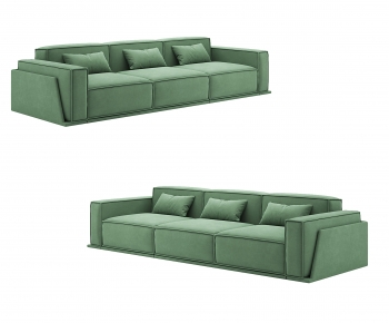 Nordic Style Three-seat Sofa-ID:709877979