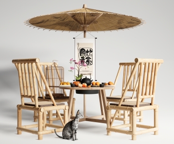 New Chinese Style Outdoor Tables And Chairs-ID:484509949
