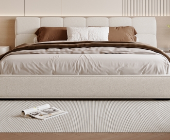 Modern Double Bed-ID:687257059