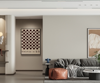 Modern A Living Room-ID:245121967