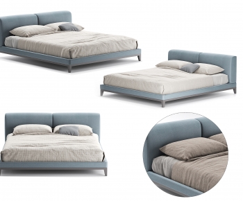 Modern Double Bed-ID:393495086