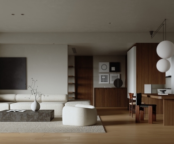 Modern A Living Room-ID:733649787