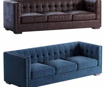Simple European Style Three-seat Sofa-ID:652248998