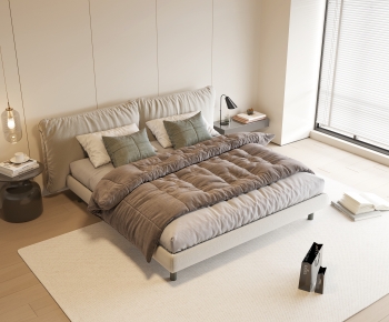 Modern Double Bed-ID:832577949