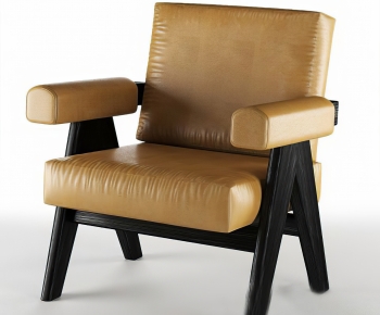 现代皮革单人沙发椅-ID:429872996
