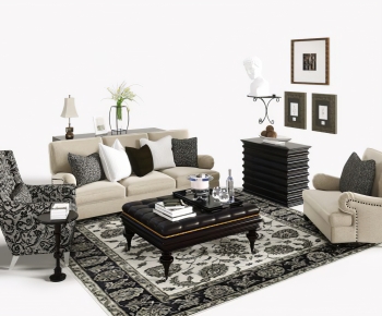 American Style Sofa Combination-ID:639069147