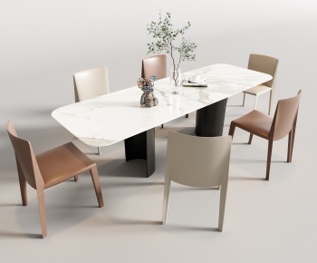 Modern Dining Table And Chairs-ID:287457947