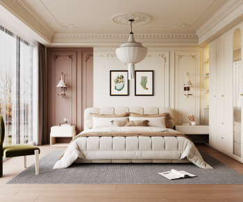 French Style Bedroom-ID:712280997
