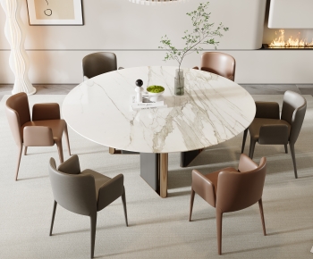 Modern Dining Table And Chairs-ID:400500357