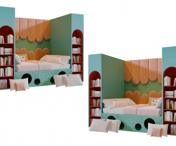 Nordic Style Child's Bed-ID:967899081