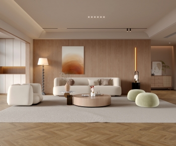 Wabi-sabi Style A Living Room-ID:354260922