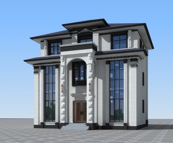 New Chinese Style Detached Villa-ID:678123003