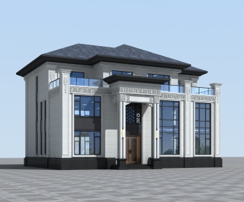 New Chinese Style Detached Villa-ID:518274071
