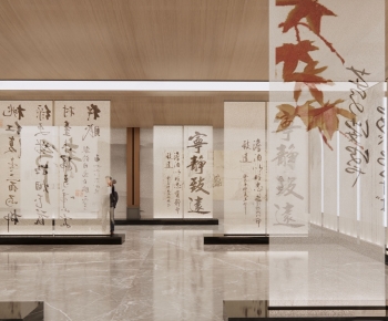 Chinese Style Exhibition Hall-ID:919527051