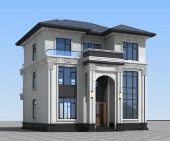 New Chinese Style Detached Villa-ID:881830935