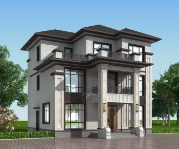 New Chinese Style Detached Villa-ID:755650042