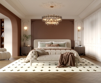 French Style Bedroom-ID:127899893