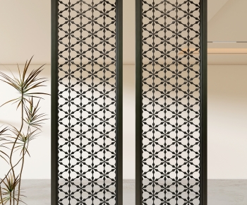 New Chinese Style Metal Screen Partition-ID:353918082