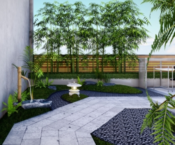Japanese Style Courtyard/landscape-ID:364947081