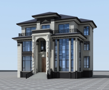 New Chinese Style Detached Villa-ID:658510921