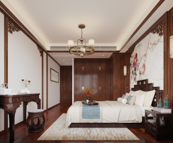 New Chinese Style Bedroom-ID:328168993