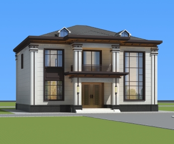 New Chinese Style Detached Villa-ID:739625937