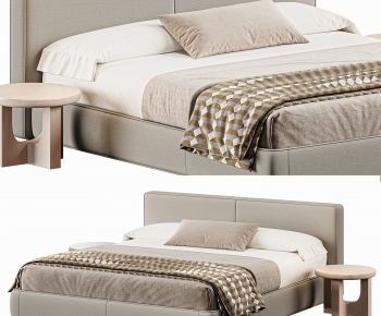 Modern Double Bed-ID:167410475