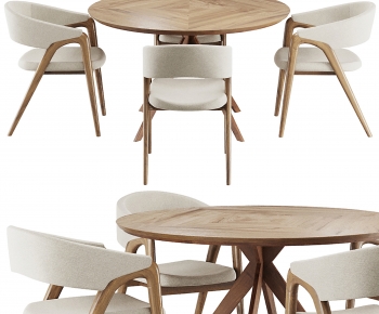 Modern Dining Table And Chairs-ID:742105018