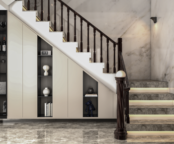 American Style Stairwell-ID:684406044