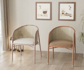 Wabi-sabi Style Dining Chair-ID:792129085