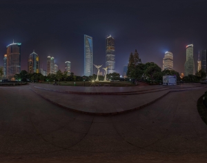 hdr广场夜景 商业中心-ID:548306942