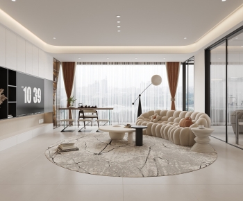 Modern A Living Room-ID:205491073