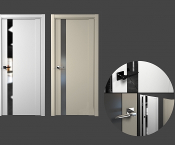 Modern Single Door-ID:558757074